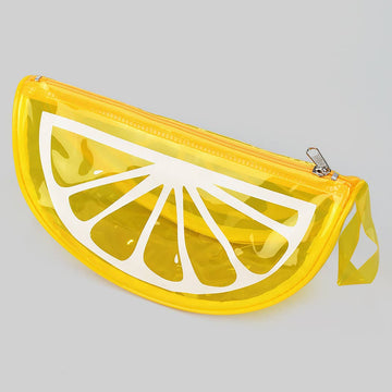 Clear Lemon Makeup Bag