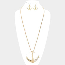 Long Anchor Necklace
