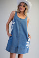 Denim Daisy Shift Dress (REG)