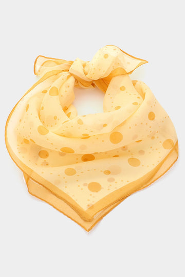 Polka Dot Square Scarf