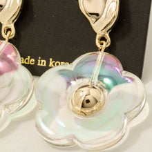 Iridescent Flower Earrings