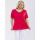 Red Azalea Grommet Top (PLUS)