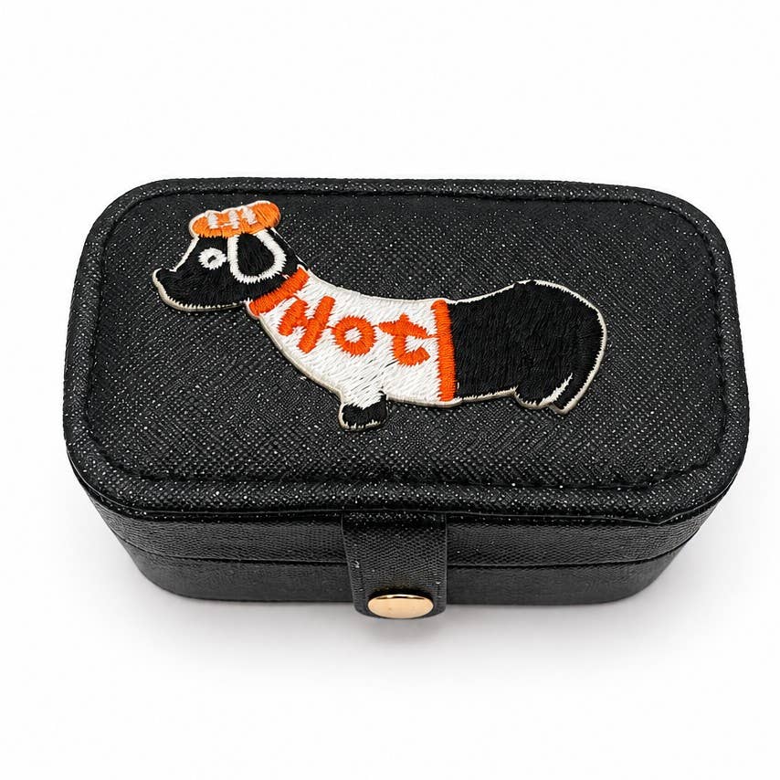 Doggy Dachshund Travel Jewelry Box