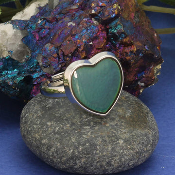 Loving Silver Heart Mood Ring