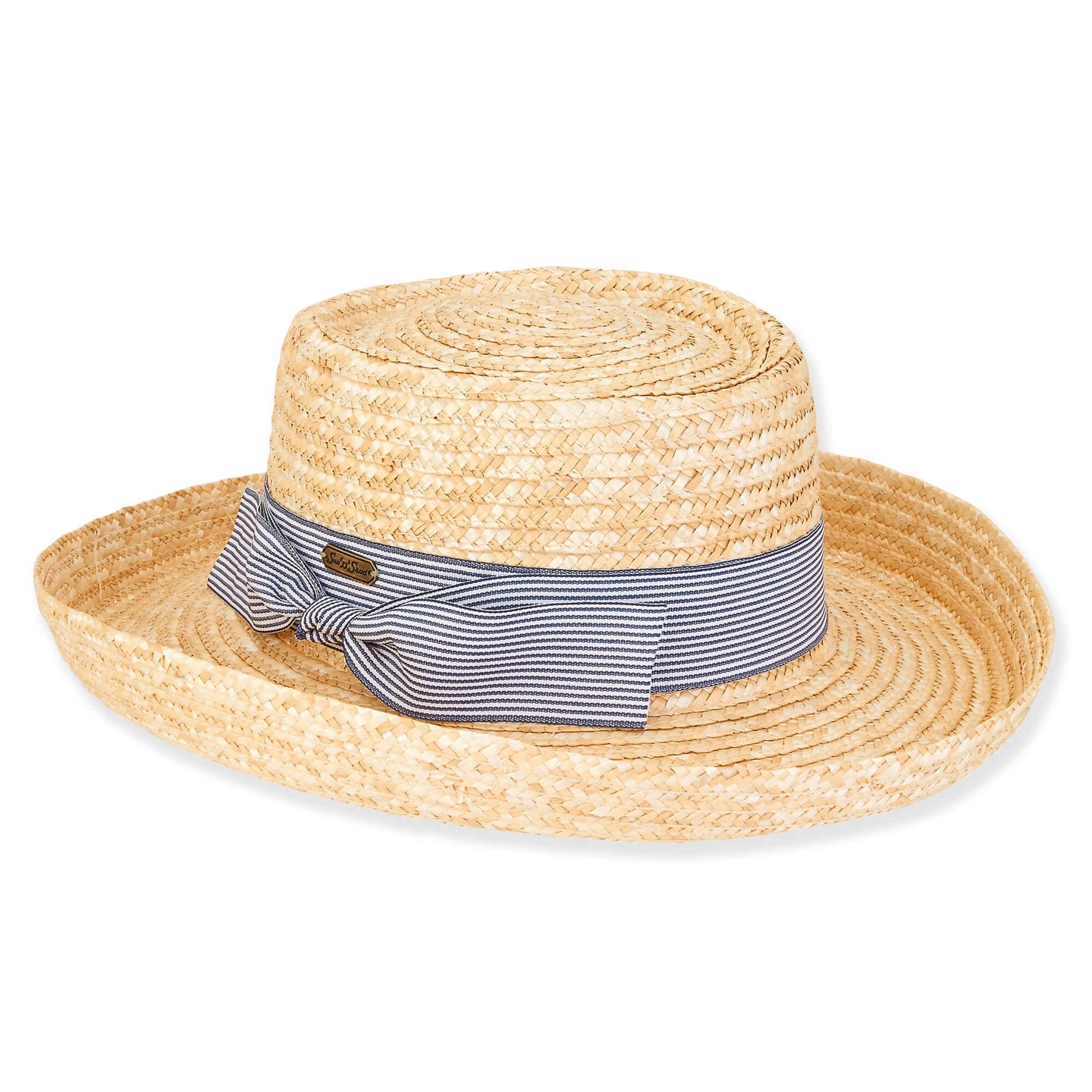 Natural Wheat Straw Gambler Hat
