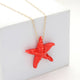 Colorful Starfish Necklace