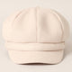Solid Casual Newsboy Hat
