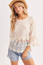 Boho Bell Peplum Crochet Top (REG)