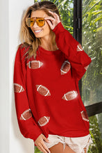 Sequin Football Sweatshirt (REG)
