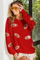 Sequin Football Sweatshirt (REG)