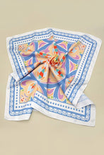 Blue and Orange Tribal Fashion Scarf
