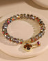 Clover Charm Beaded Bracelet