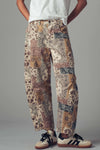 Boho Patchwork Wide Leg Pants (REG)