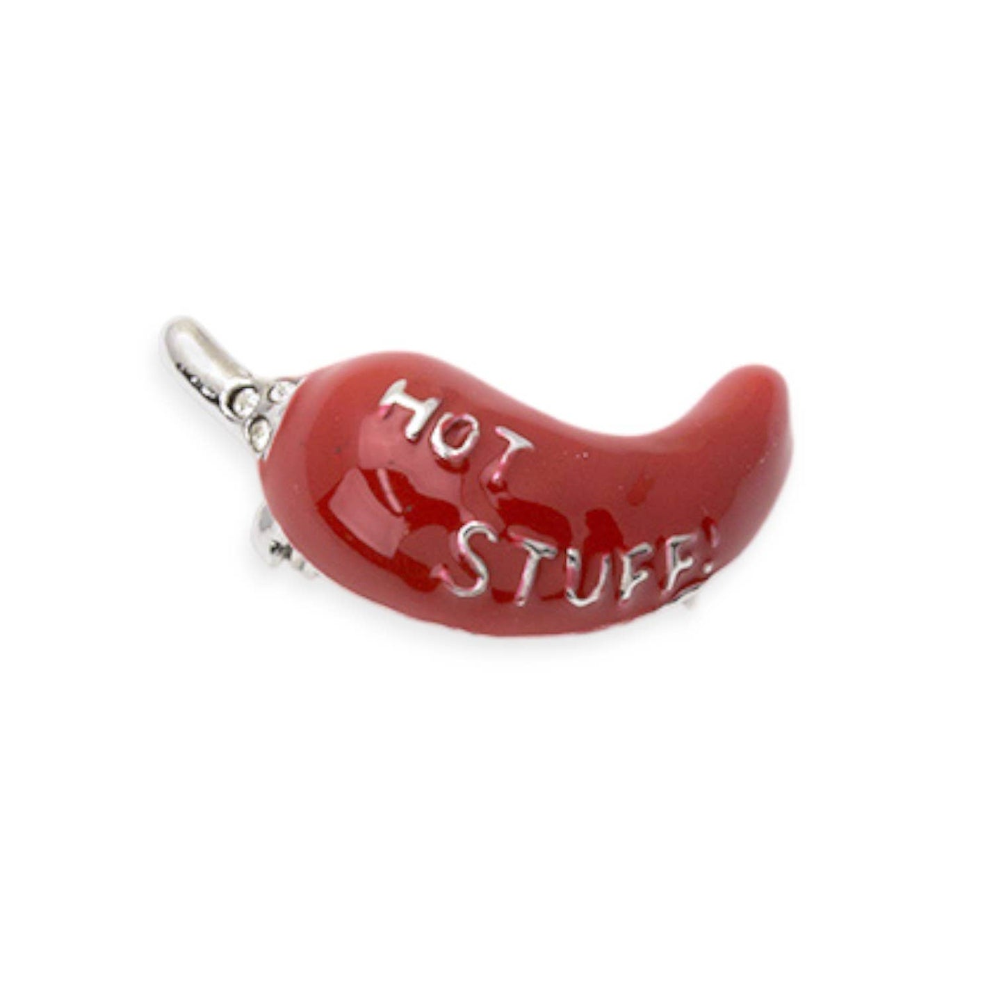 Hot Stuff Chili Pepper Mini Brooch