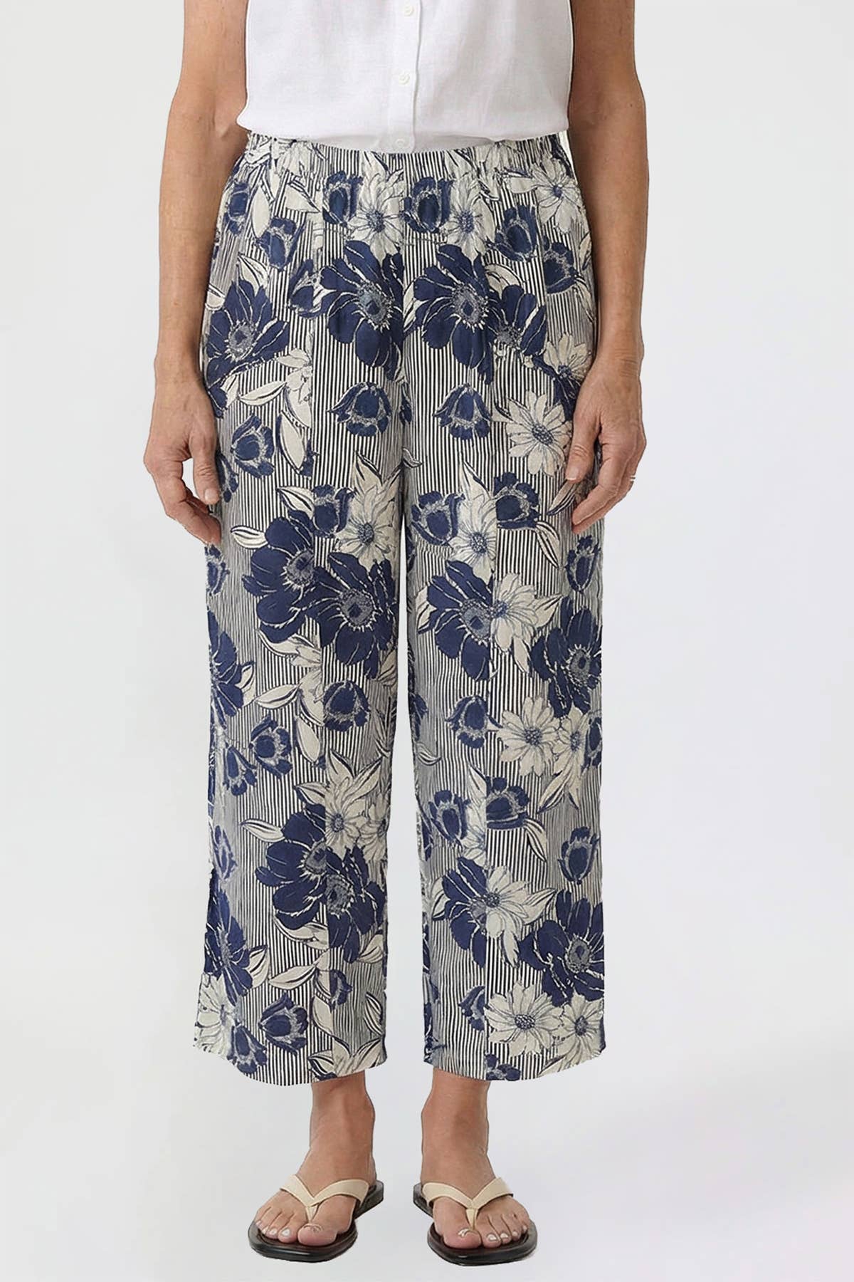 YMI Floral Pull On Pants (REG)