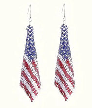 USA Mesh Chain Earrings