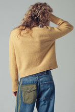 Floral Trim Cardigan in Honey (REG)