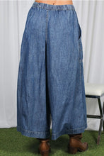 Washed Chambray Crop Pants (REG)