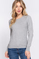 Basic Lightweight Sweater in H Grey (REG)