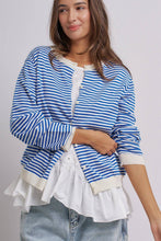 Blue Breton Striped Cardigan (REG)