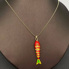 Vibrant Summer Fish Necklace