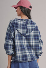 Navy Flannel Shacket (REG)