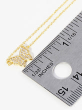 18K Gold Dipped Butterfly Anklet