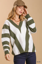 Chevron Olive Sweater