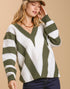 Chevron Olive Sweater