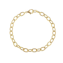 Small Link Charm Bar Bracelet