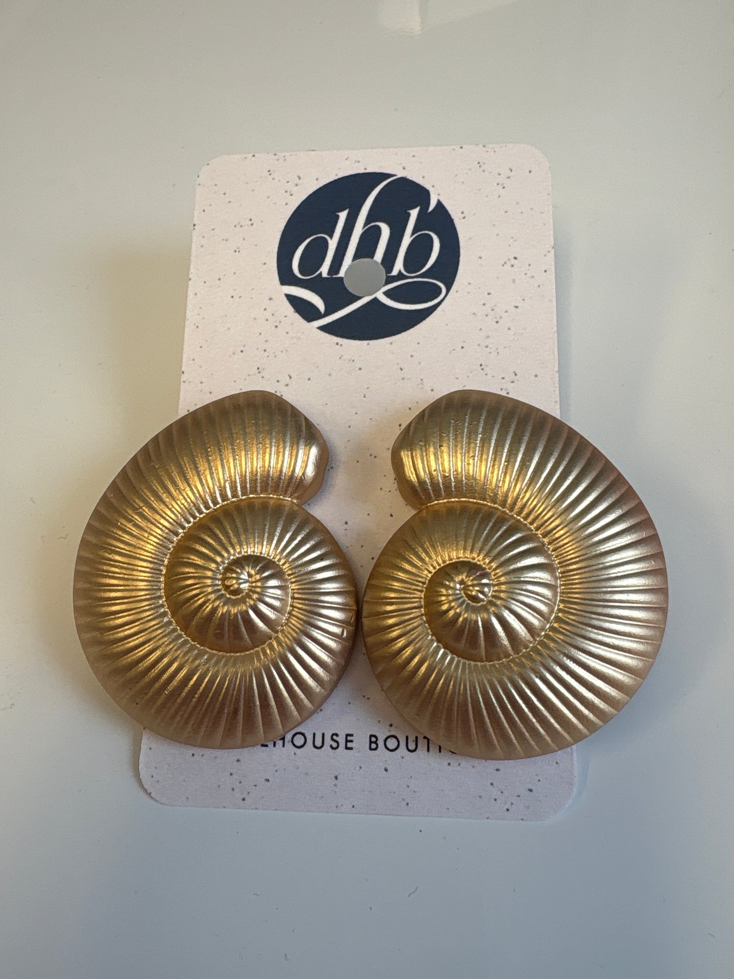 Snail Shell Earrings