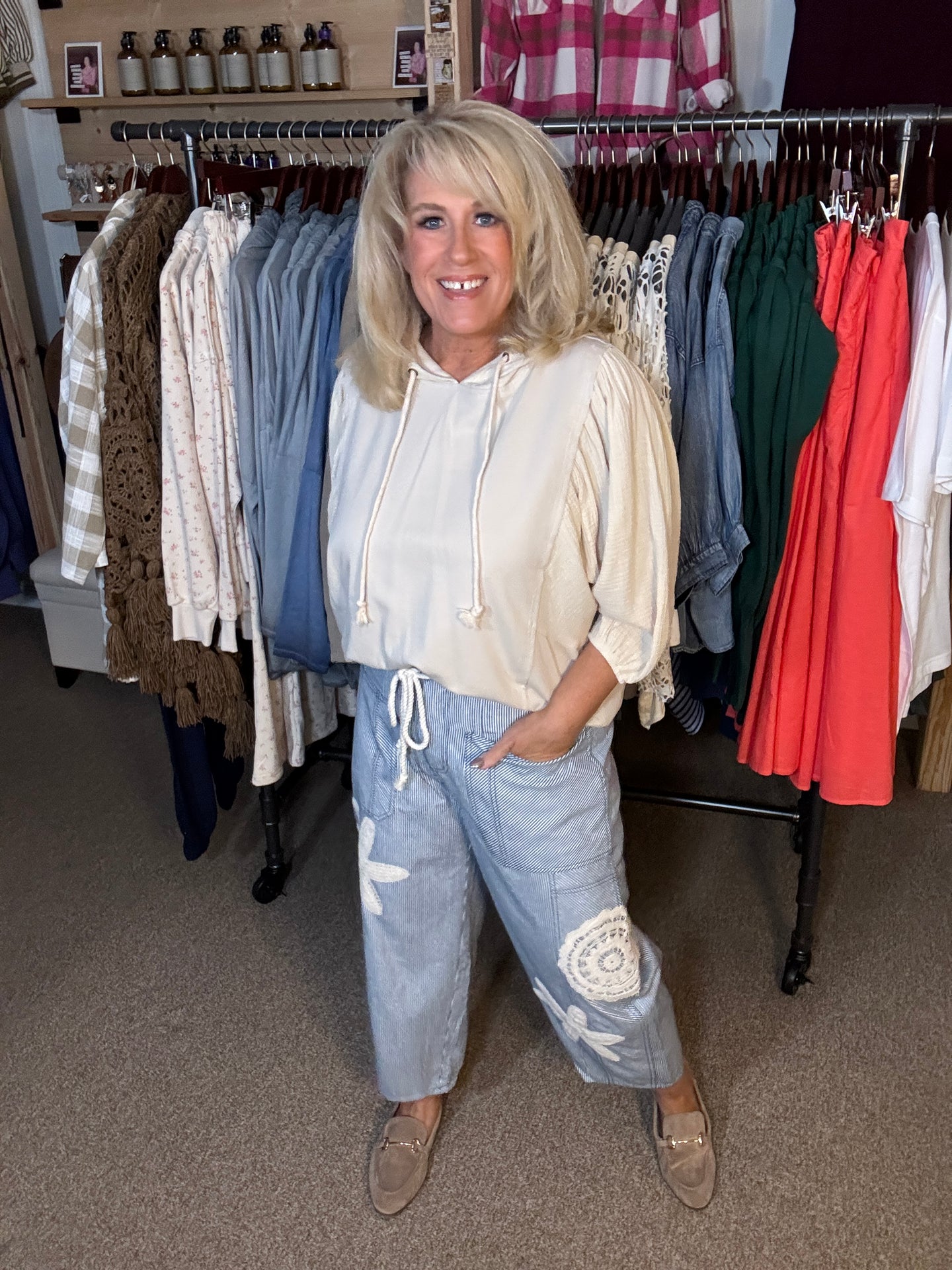 Doily Darling Drawstring Pants (REG/PLUS)