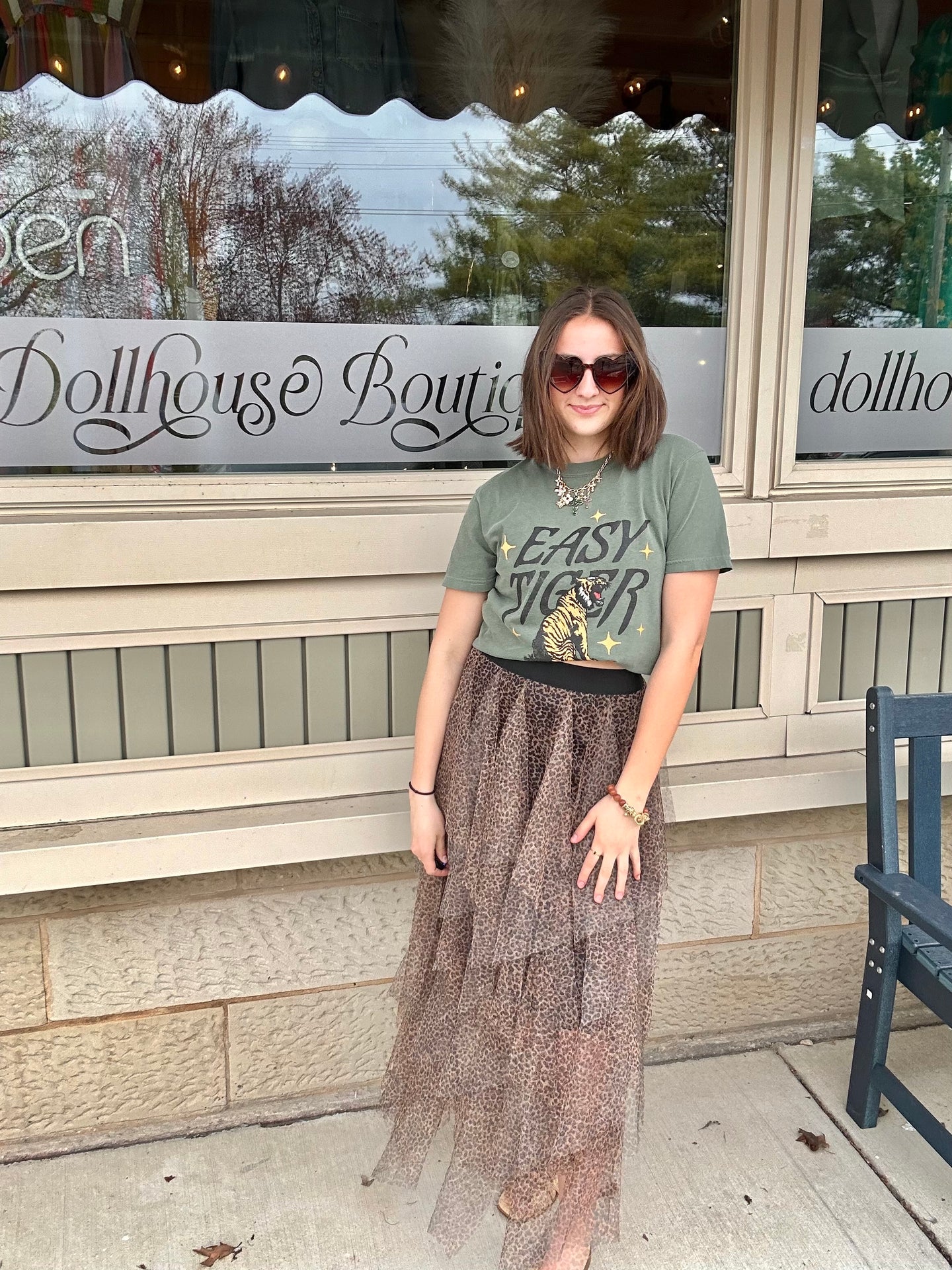 Cheetah Tulle Skirt (REG)