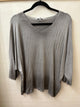 Miranda 3/4 Sleeve Top in Grey (REG)