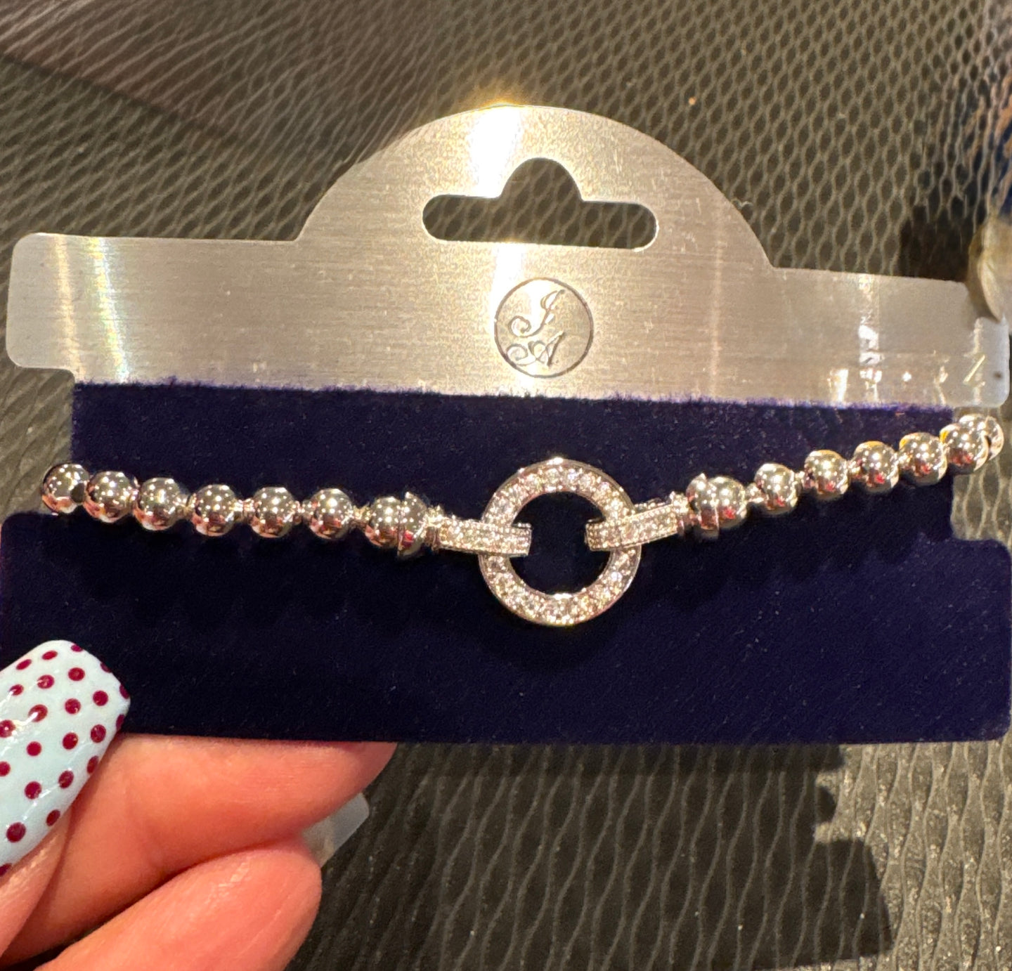 Gold/Silver Circle Bracelet 14k plated