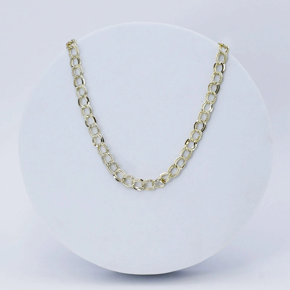 Small Circle Chain Necklace