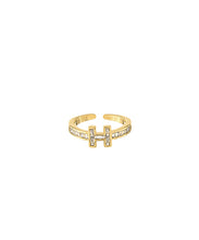 Crystal Initial Ring