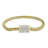 Braided Gold Magnetic Bracelet