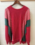 Christmas Gingham Contrast Top (REG)