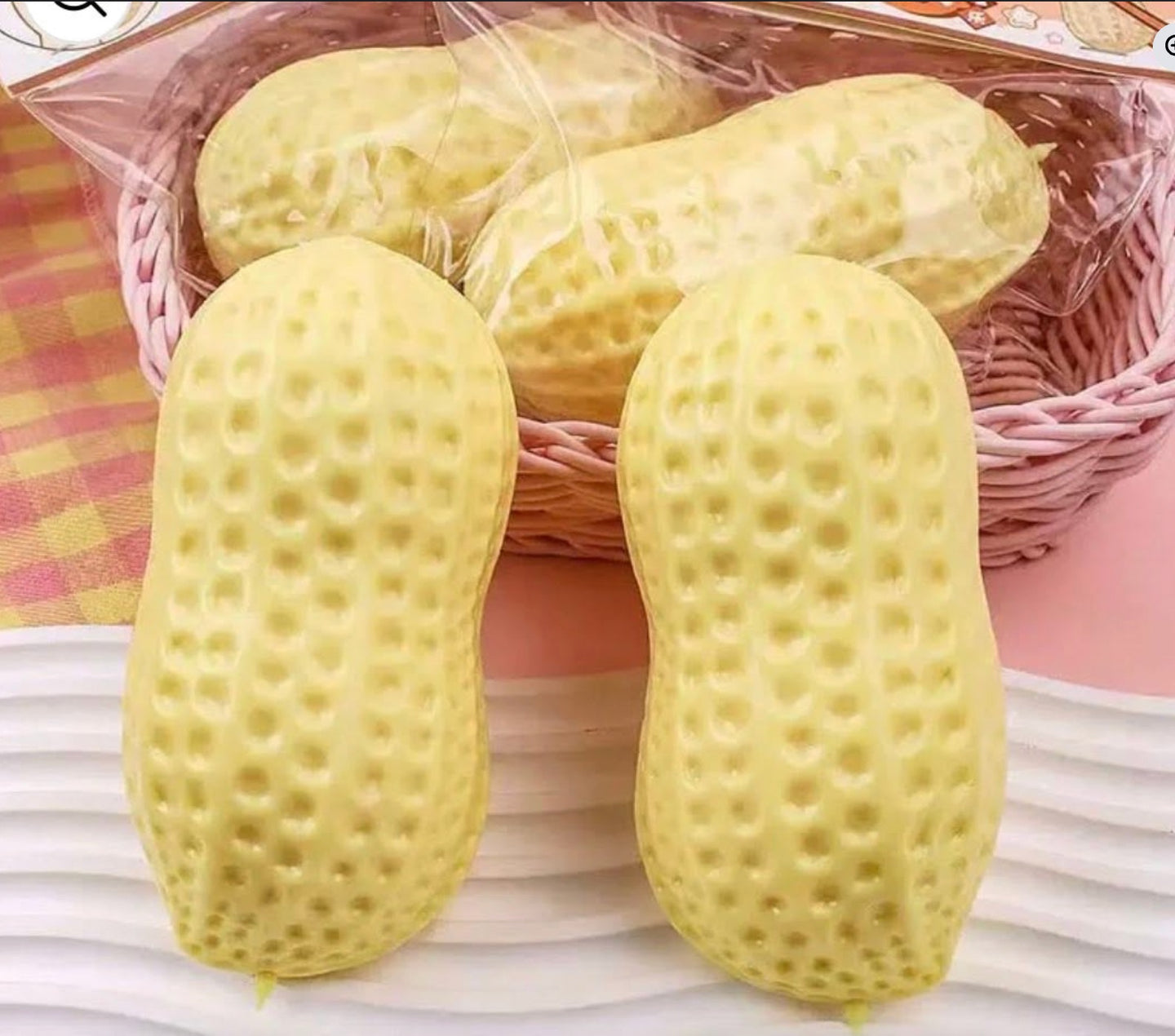 Peanut Squishy Stress Toy
