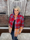 The Red & Blue Flannel Top
