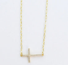 Side Cross Necklace