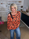 One Shoulder Halloween Pumpkin Top (REG)