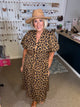 Naturally Wild Leopard Midi Dress (REG)