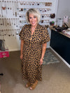 Naturally Wild Leopard Midi Dress (REG)