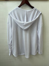 Breezy Beaches Hoodie Top in Ivory (REG)