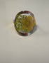 Pressed Yellow Flower Ring