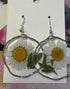 Pressed Daisy Earrings