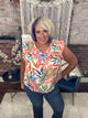 The Leaf Print Top