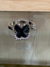 Blue Butterfly Spinner Ring